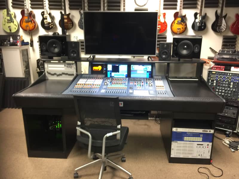 Midas  Pro9 - surface and DL371 engine Includes DL351, DL451, ,k&t dn9650 with Madi, k&t dn9331 EQ & custom made desk by sound dogs image 1