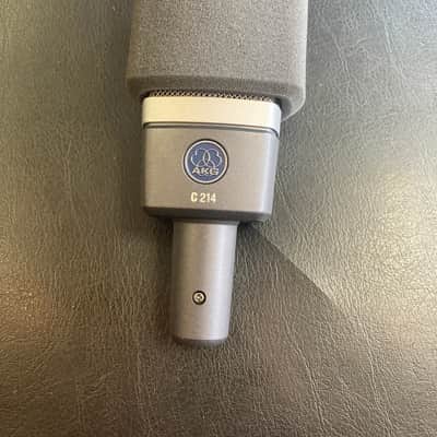 AKG C214 Large Diaphragm Cardioid Condenser Microphone 2010s - Black image 1