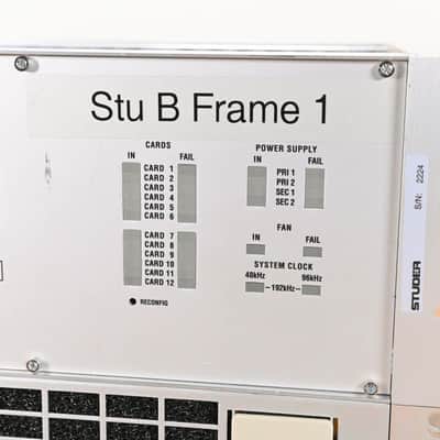 Studer D23m I/O System w/ A-Link HD Card, Fan Module, and Filter Module CG01BZR image 4