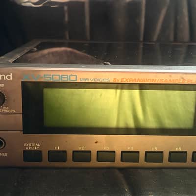 Roland XV-5080 128-Voice Synthesizer Module with Roland SRX-01 Dynamic Drum Kits Expansion image 2