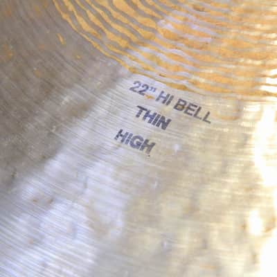 ZILDJIAN K.CONSTANTINOPLE High Bell Thin High Ride 2 Rivets 22-inch 2286g Zildjian Ride Cymbal (05/25) image 9