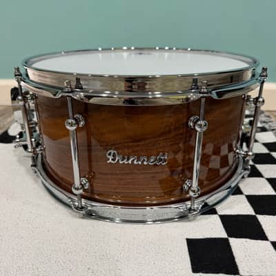Dunnett Classic Stereoply 8 lug Acacia 7x14" Snare Drum image 3