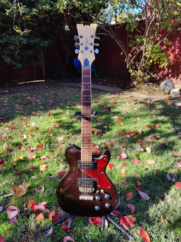 Mosrite Blues Bender 1971-1973 - Black/Burgandy image 1