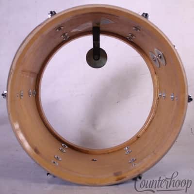 Ludwig 12x8" Blue Sparkle Tom Drum Vintage 70s Super Classic 3Ply Maple/Mahogany image 10