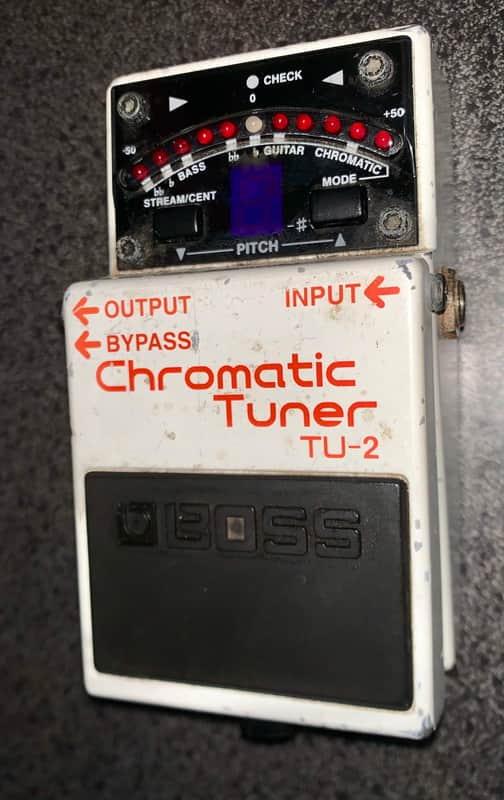Boss TU-2 Chromatic Tuner guitar stage tuner image 1