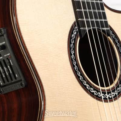 Cordoba GK Pro Negra Nylon String Acoustic-Electric Guitar - Spruce (GKProNegrad2) image 7