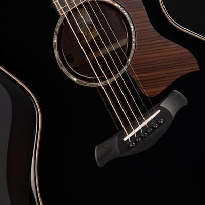 Taylor Next Generation Builder's Edition 814ce Blacktop - Adirondack Spruce & Indian Rosewood #1207166004 image 15