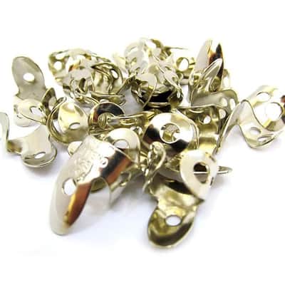 Dunlop Finger Picks  Metal  Mini  Nickel Silver  20 Pack  .025 inch thick