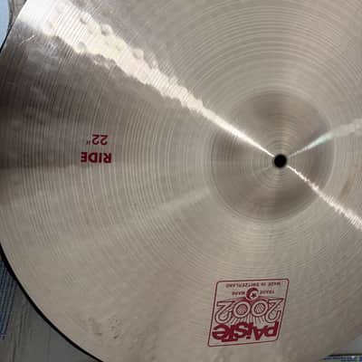 Paiste 2002 Cymbal Set — 22" Ride, 16" Crash, 14" Medium Hi-Hats (Made in Switzerland) image 5