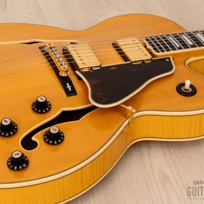 2003 Epiphone Elitist Byrdland Archtop, Near-Mint w/ Open Book Headstock, USA Pickups, Case & Tags, Japan Terada image 7