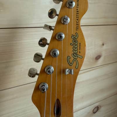 40th Anniversary Telecaster Thinline - Sonic Blue/ Anodized Gold image 6