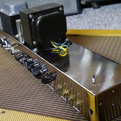 Fender Low Power Tweed Twin 5E8-A 2x12 TAD Tube Amp with Jensen AlNiCo5 Speakers image 13