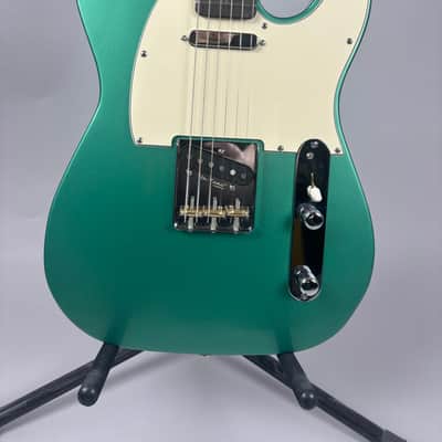 Brown Bear Guitars Featherweight Tele Inverness green metallic image 2