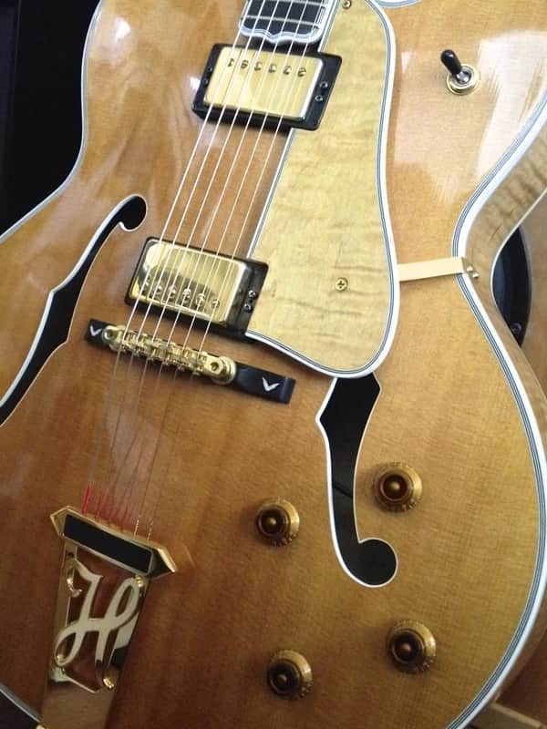 1999 Heritage Super Eagle Archtop Guitar - Antique Natural image 1