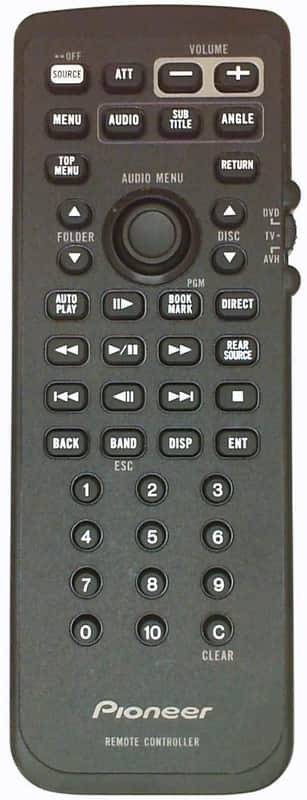 Pioneer - CD-R55 - Remote Control for AVH Models image 1
