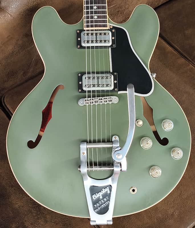 Gibson Chris Cornell Signature ES-335 201 - Olive Drab Green image 1