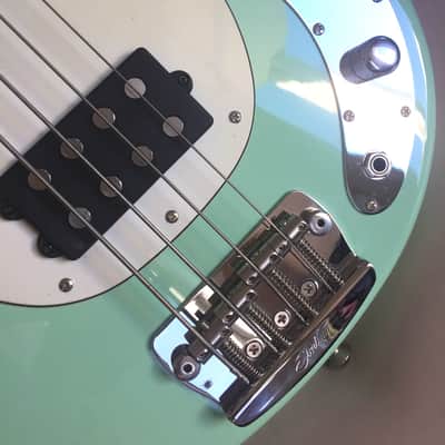 Sterling by MusicMan MM Ray 34 ca Ray34ca 4 Stingray Bass - Mint Surf Green image 2