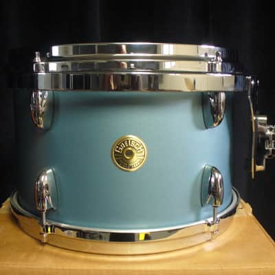 Gretsch USA Custom 8x12 Tom - Satin Ice Blue Metallic image 2