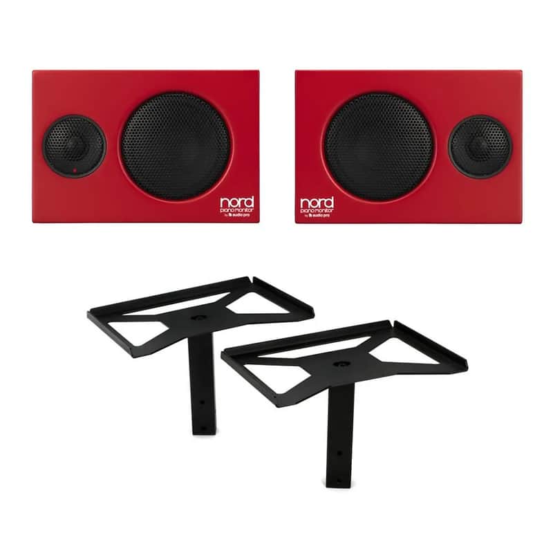 Nord Piano Monitor System V2 (Pair) with Brackets image 1