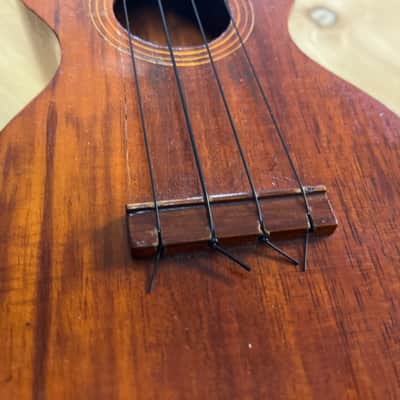 Unbranded Soprano Ukulele 1920’s - Natural Koa image 5