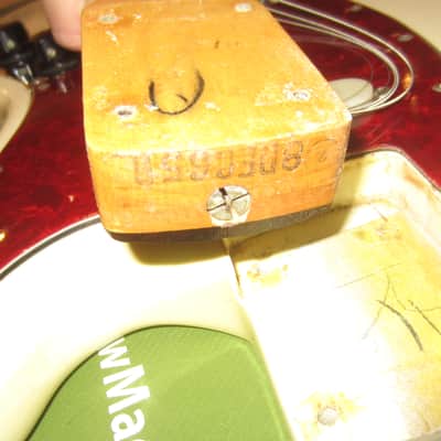 Vintage 1965 Fender Musicmaster II Original White Finish image 9