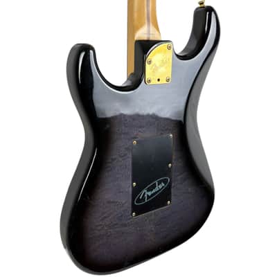 Fender Japan STR-80R Stratocaster 1986-1987 - Black Burst - Vintage image 5