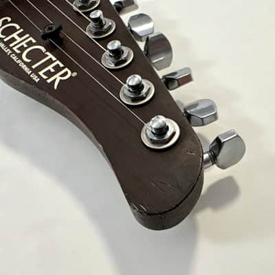 Schecter Nick Johnston Signature Custom Shop 2021 Teal Green Metallic Aged Nitro image 3