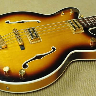 Gretsch '68 Broadkaster Reissue G6072-1968 Long Scale Hollow-Body Bass image 6