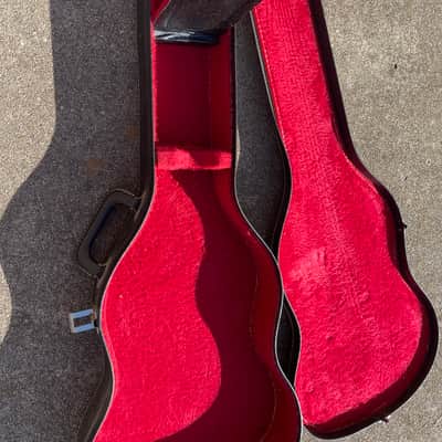 Vintage RARE 1960's Gibson SG Soft Shell Guitar Case Black w/ Red liner Epiphone image 8