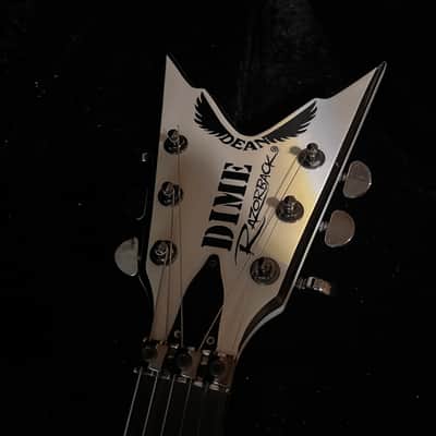 Dean Dimebag Razorback V Electric Guitar Bevel White Pearl w Case image 8