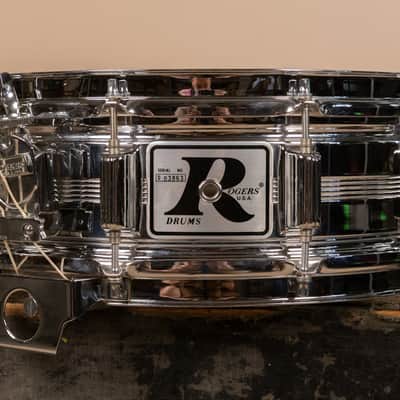 Vintage Rogers 5x14 Big R Dynasonic Snare Drum image 1
