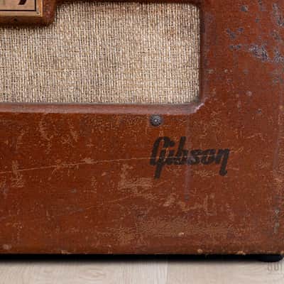 1952 Gibson BR-6 Vintage 1x10 Tube Amp w/ Jensen Field Coil & RCA Tubes, Serviced image 3