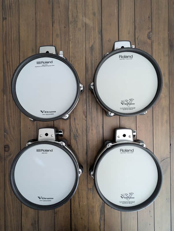 4 X Roland PDX-100 V-Pad 10" Dual-Trigger Mesh Drum Pads image 1