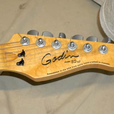 Godin SDxst SD XT HSH Guitar Black / Maple Neck image 7