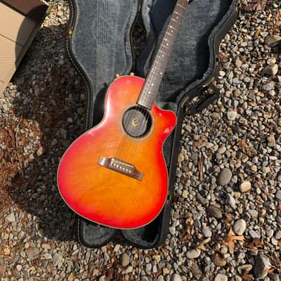 Epiphone Chet Atkins CEC SST acoustic electric Sunburst - THINLINE image 2