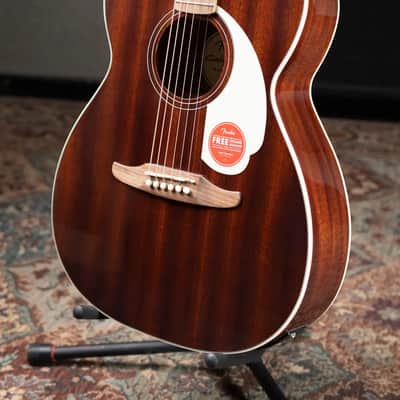 Fender California Standard Monterey E Acoustic/Electric Guitar - Natural Sapele image 5