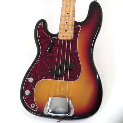 1973 Fender Precision Bass Left Handed - Sunburst Lefty Bass image 1