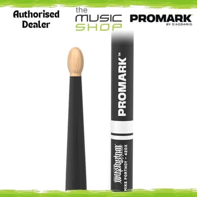 Promark Mike Portnoy Signature 420X ActiveGrip Hickory Drumsticks - TXMP420XW-AG image 1