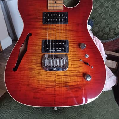 2005 G&L USA ASAT Semi Hollow - Cherryburst 6.5lbs image 2