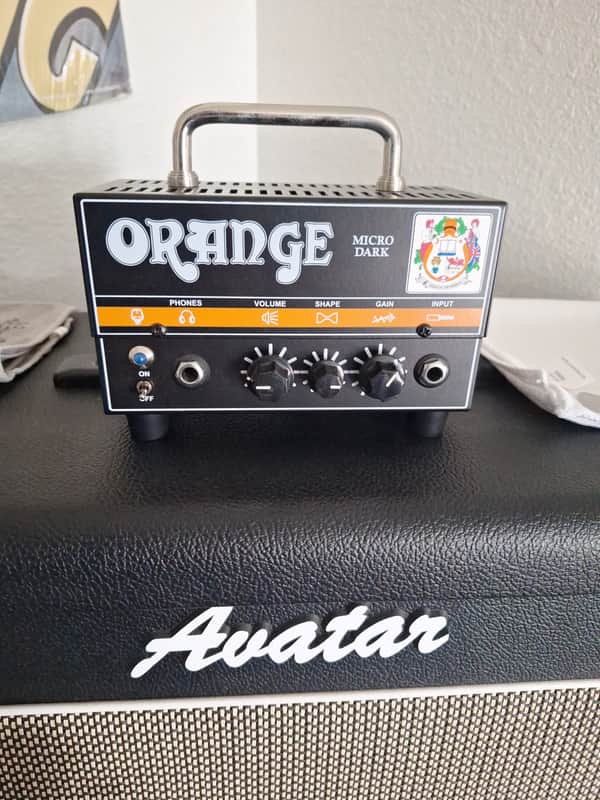 Orange Micro Dark 20-Watt Guitar Amp Head 2015 - Present - Black image 1