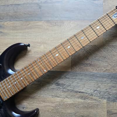 Ernie Ball Music Man JP-15 7 - Transparent Black Quilt image 12