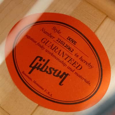 Gibson Acoustic Dove Original Acoustic-electric Guitar - Ebony image 12