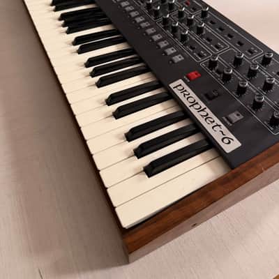 Sequential Prophet-6 49-Key 6-Voice Polyphonic Synthesizer 2018 - 2020 - Black with Wood Sides image 1