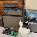 Fender Bandmaster 40-Watt 2-Channel 2x12" Piggyback Guitar Amp 1965 Black Panel