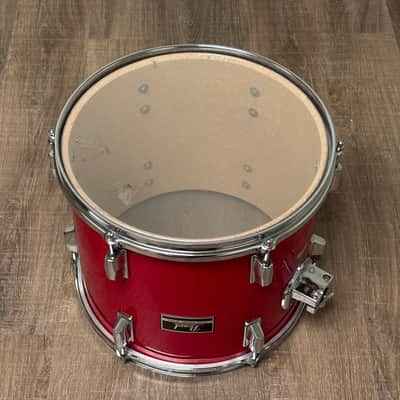 Pearl Export EX 13"x11" Rack Tom Drum Late 1980's - Coral Red image 9