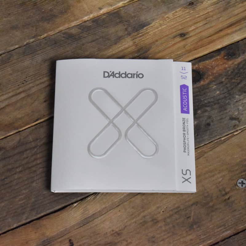 D'Addario XS XSAPB1152 Phosphor Bronze Coated Acoustic Guitar Strings Custom Light 11-52 image 1