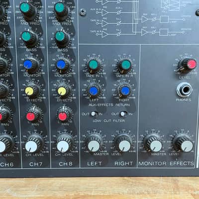 Maxon RM-80 8-Channel Stereo Vintage Mixer 1980s image 4