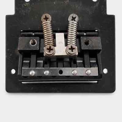 Vintage 1980s Kahler 2300 Flat-Mount Black Tremolo w/ Locking Nut & Original Screws – Made in USA – No Arm image 3