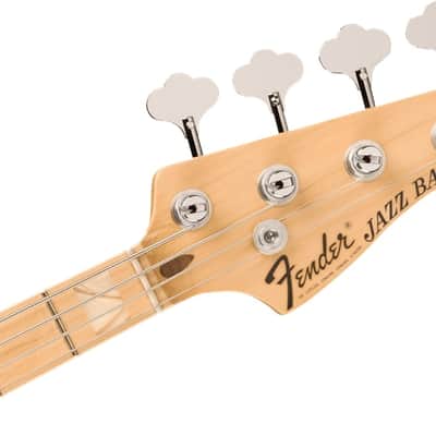 Fender U.S.A. Geddy Lee Jazz Bass. Maple FB, Black image 6