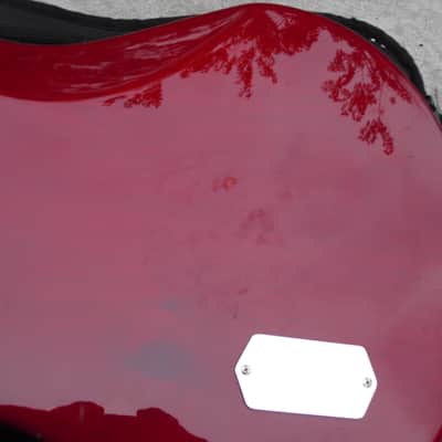 Musicman StingRay 5 string bass H 1993 Candy Red image 16